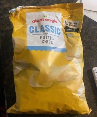Giant eagle classic potato chips