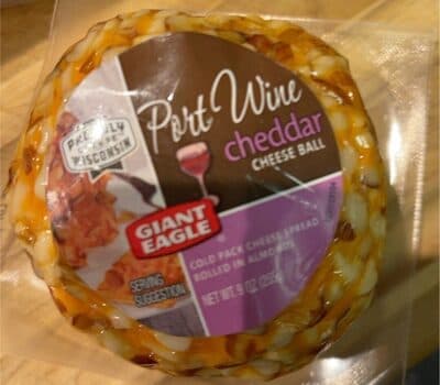 Port Wine Cheddar Cheese Ball