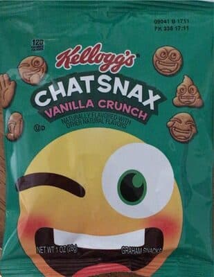 Vanilla Crunch Flavored Chat Snax Graham Snacks