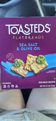 Sea Salt & Olive Oil Flatbreads