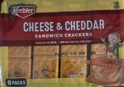 Cheese & Cheddar Sandwich Crackers