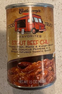 Stout beef chili