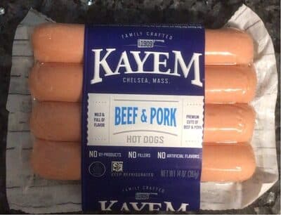 Beef & Pork Hot Dogs