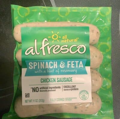 Al Fresco Spinach & Feta Chicken Sausage