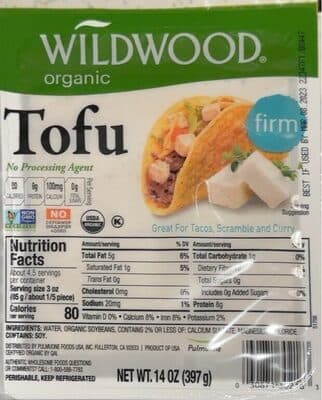 WILDWOOD, ORGANIC SPROUTOFU