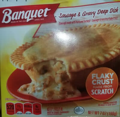Sausage Gravy in a Flaky Crust, Sausage & Gravy Deep Dish