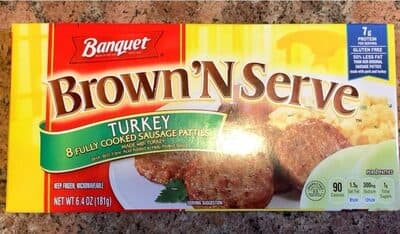 Turkey Fully Cooked Sausage Patties
