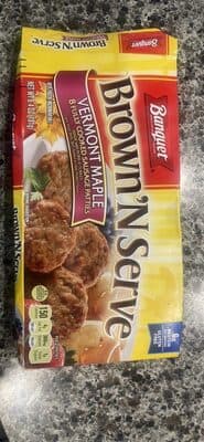 Vermont Maple Fully Cooked Sausage Patties