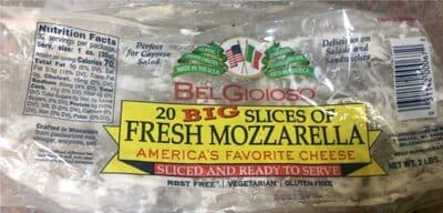 Fresh Mozzarella - Big Slices