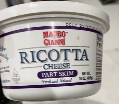 Ricotta Cheese Part Skim