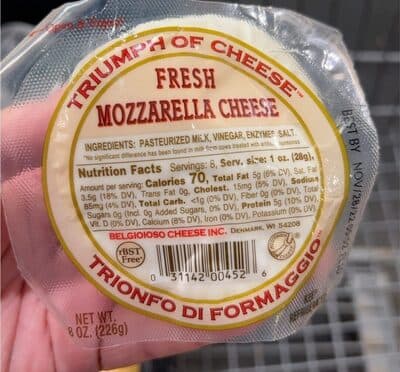 Fresh Mozzarella Cheese