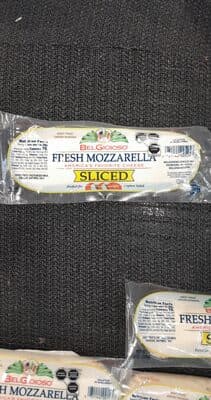 Fresh Mozzarella Sliced Cheese