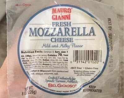 Fresh Mozzarella Cheese