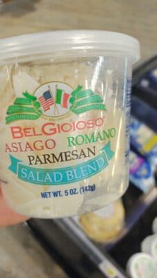 Asiago Romano Parmesan Salad Blend