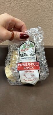 PARMESAN POWER-FULL SNACK CHEESE, PARMESAN