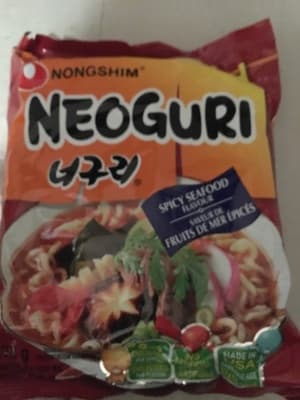 Udon Type Noodles, Spicy Seafood