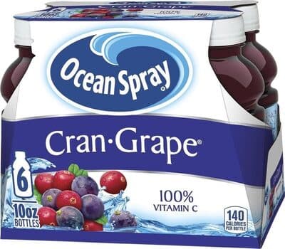 Grape Cranberry Juice Drink From Concentrate