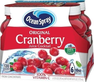 Original Cranberry Juice Cocktail From Concentrate