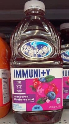 Ocean Spray Immunity Cranberry Blueberry Acai