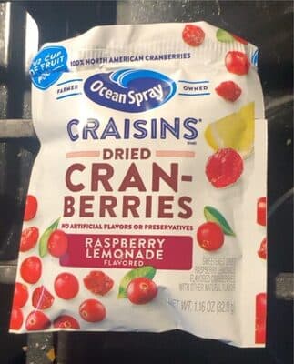 Craisins Raspberry Lemonade