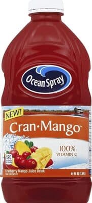 Cranberry Mango Juice Drink From Concentrate