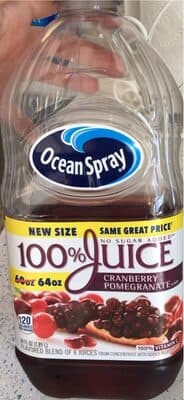 Cranberry Pomegranate 100% Juice Flavored Blend of 6 Juices from Concentrate