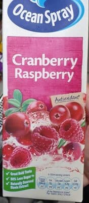 Cranberry and raspberry