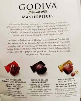 Godiva masterpieces