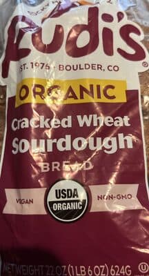 Organic Cracked Wheat Sourdough Bread
