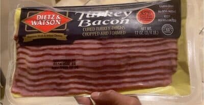 Smoked Sliced Turkey Bacon