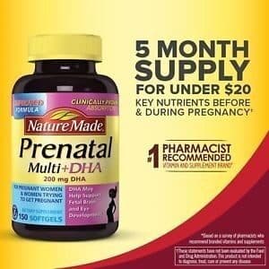 Nature Made Prenatal Multi + DHA Softgels