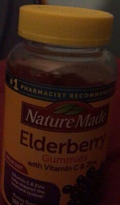 Nature Made Gummies Raspberry Elderberry