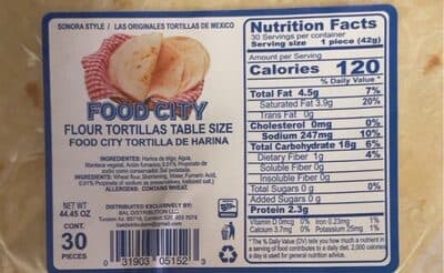 Flour Tortillas