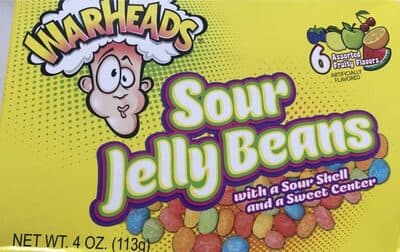 Lemon Orange Green Apple Watermelon Black Cherry Blue Raspberry Jelly Beans Chewy Candy