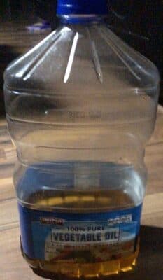 100% Pure Vegetable Oil