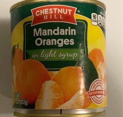 Mandarin Oranges In Light Syrup