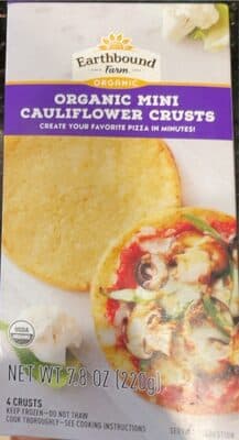 Organic Mini Cauliflower Crusts