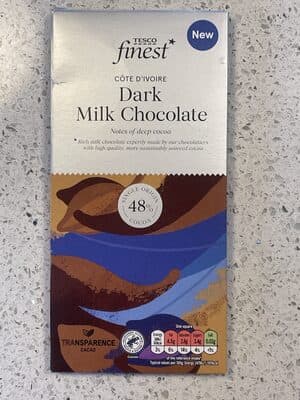 Tesco Finedt Dark Milk Chocolate