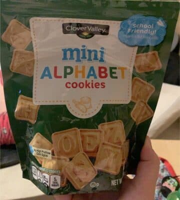 Mini Alphabet Cookies