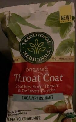 Organic Throat Coat - Eucalyptus Mint