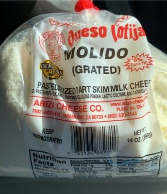 Grated Queso Cotija