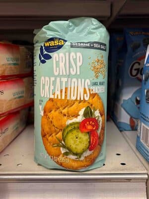 Crisp Creations Hearty Crackers Sesame + Sea Salt