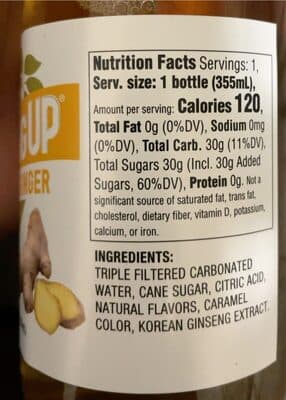 Ginger Caffeine Free Soda