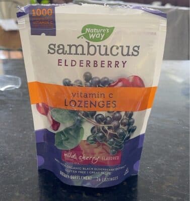 Elderberry Vitamin C Lozenges