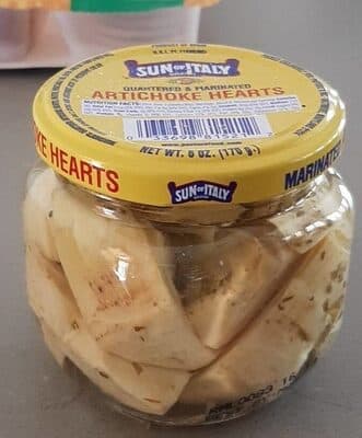 Quartered And Marinated Artichoke Hearts