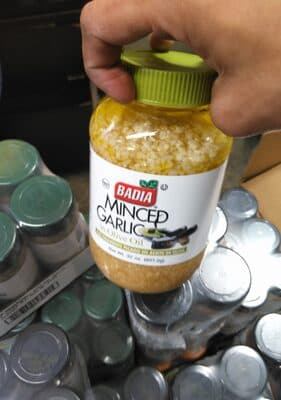 Minced Garlic In Olive Oil
