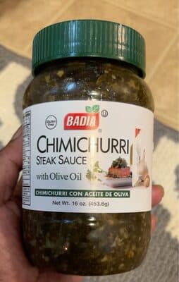 Chimichurri Steak Sauce with Olive Oil