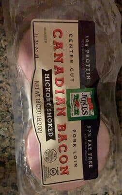 Hickory Smoked Canadian Bacon