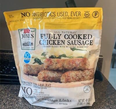 All Natural Cooked Chicken Sausage