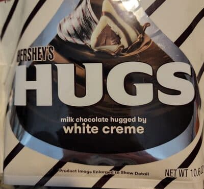 Hershey's Hugs Hugged by White Creme Milk Chocolate